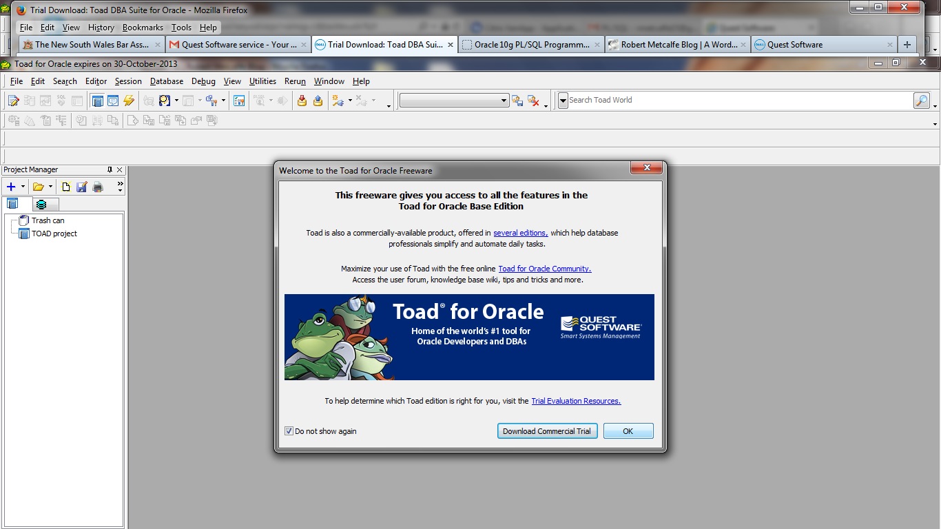 oracle client 64 bit download for toad